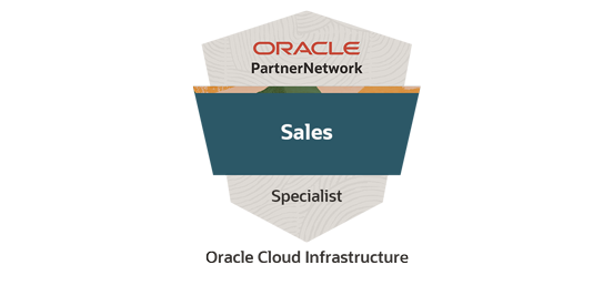 Oracle Cloud Infrastructure 2021 Sales Specialist
